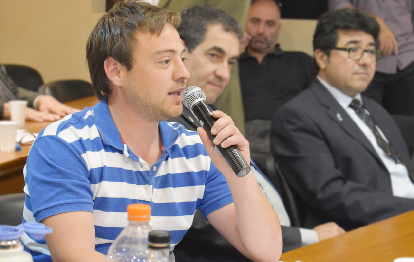 Paulo Gianoglio, durante la reunión de Consejo Superior UTN. UTN Rectorado Noticias Secretaría Académica Formación docente