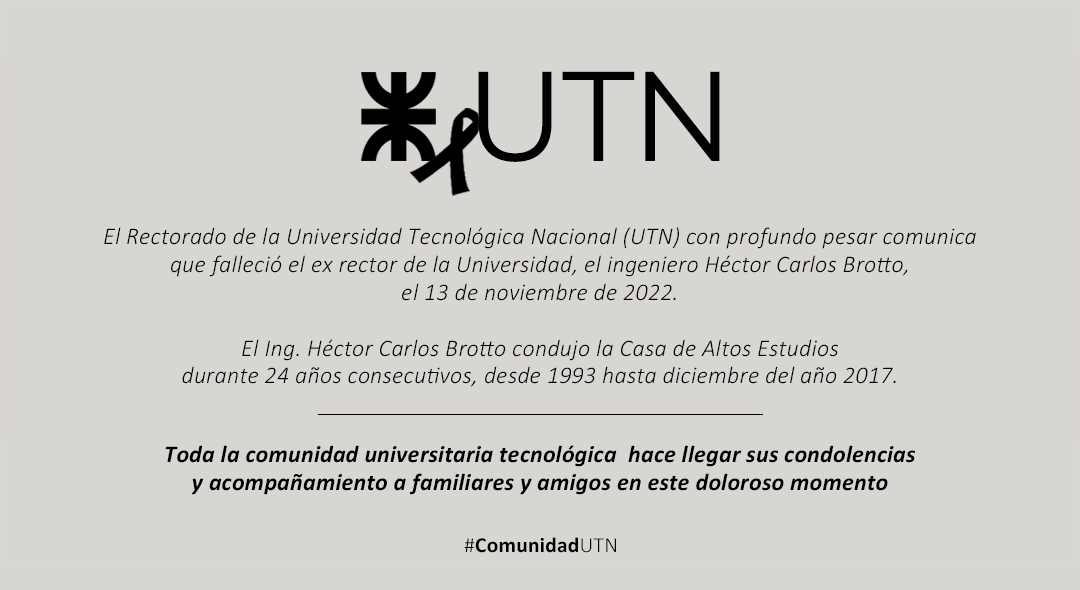 UTN -8 de junio dia del graduado tecnológico- Feliz Día!
