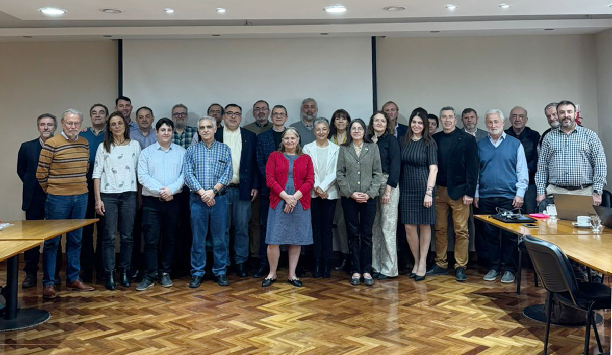 Encuentro de secretarias y secretarios de CyT de las Regionales y del Rectorado de la UTN vista aérea de la ciudad de Marcos Juarez -Córdoba