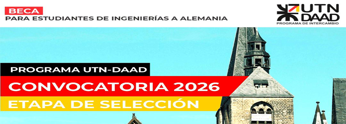 La UTN abre la Selección Final 2026 del Programa UTN-DAAD