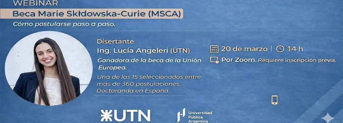 Egresada de UTN cuenta cómo postular a las becas MSCA