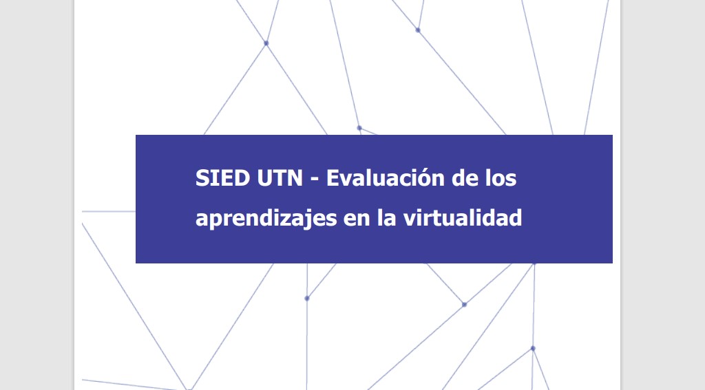Evaluación de los aprendizajes en la virtualidad