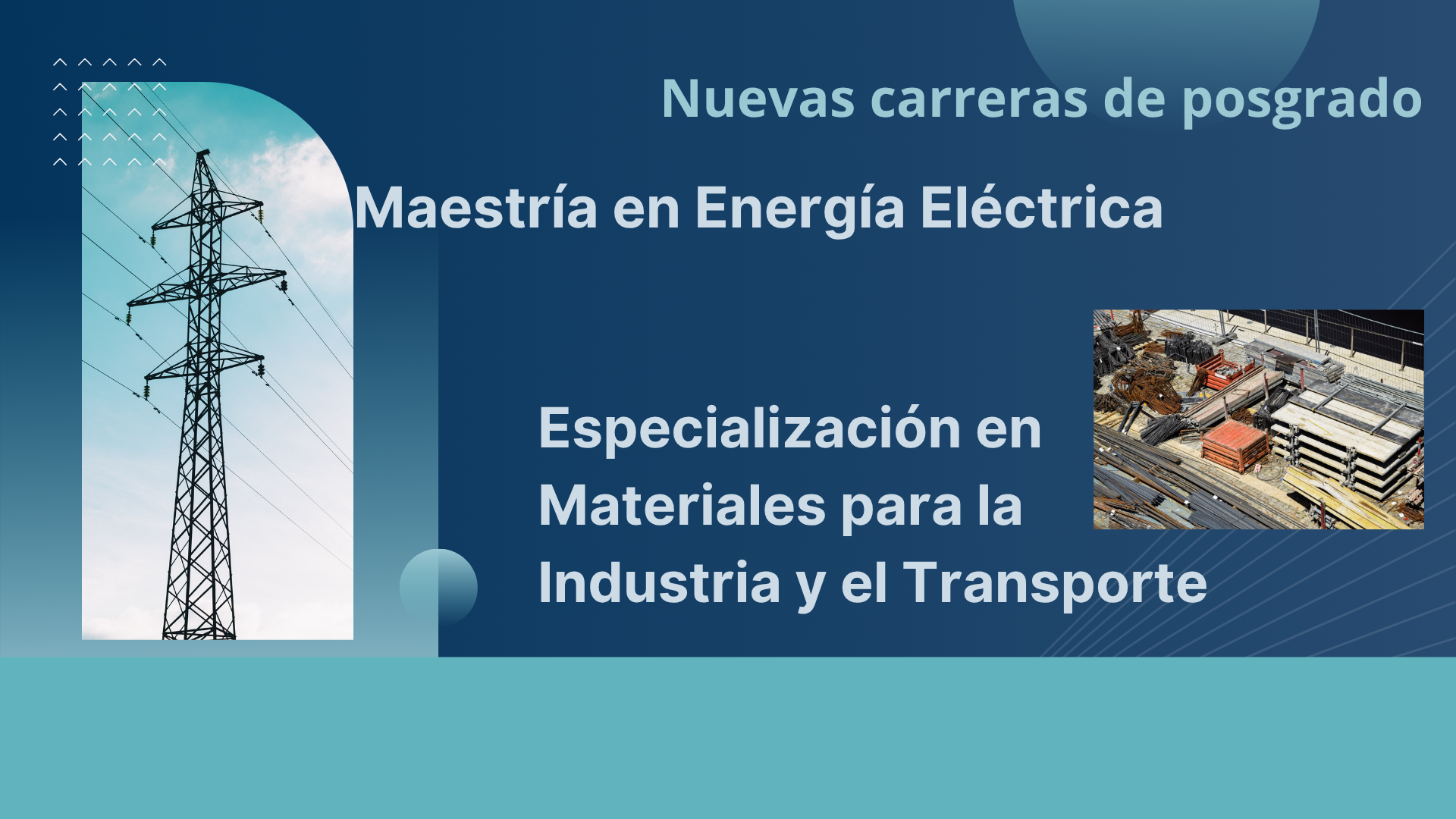 Nuevas carreras de posgrado
