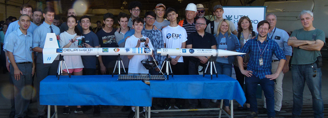UTN lanzó su 1° Cohete Sonda DELPI CANSAT 3-01 en El Palomar
